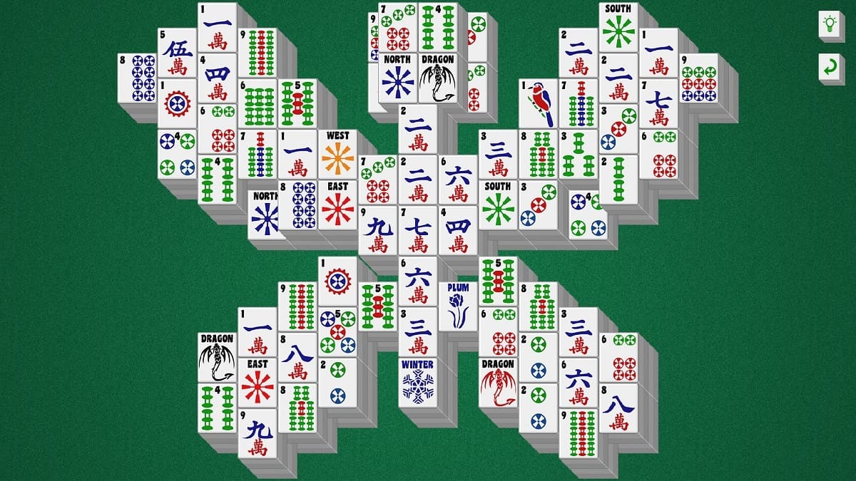 Popular Mahjong Solitaire Layouts